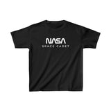 NASA Worm Logo - Kids Heavy Cotton Tee - Officially Approved by NASA - Space Cadet