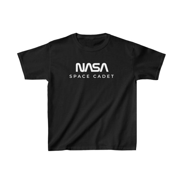 NASA Worm Logo - Kids Heavy Cotton Tee - Officially Approved by NASA - Space Cadet