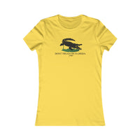 Don't Tread on Me Women's Tee in Yellow