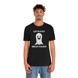 Let's Get Sheet Faced Funny Ghost Halloween Shirt