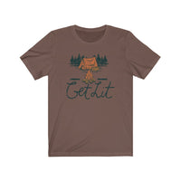 Let's Get Lit and go Camping in this Hilariously Awesome Funny Camping Shirt.  Get Lit This Summer in  your new Camping T Shirt