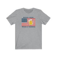 Buffalo July 4 - Merica Shirt Wings Beer & Weck