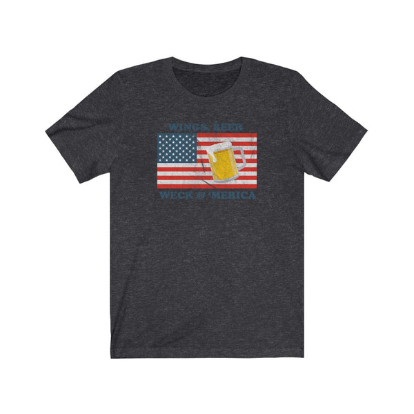 Buffalo July 4 - Merica Shirt Wings Beer & Weck